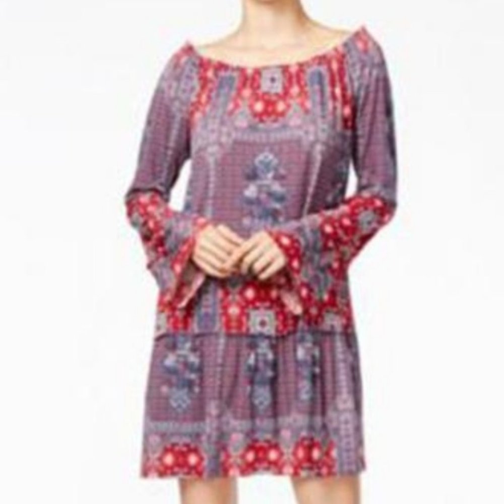 BCBGeneration -Women's Jersey Printed Casual Dress